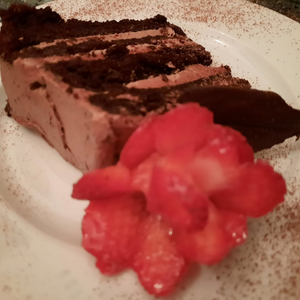 Desserts made with organic cocoa